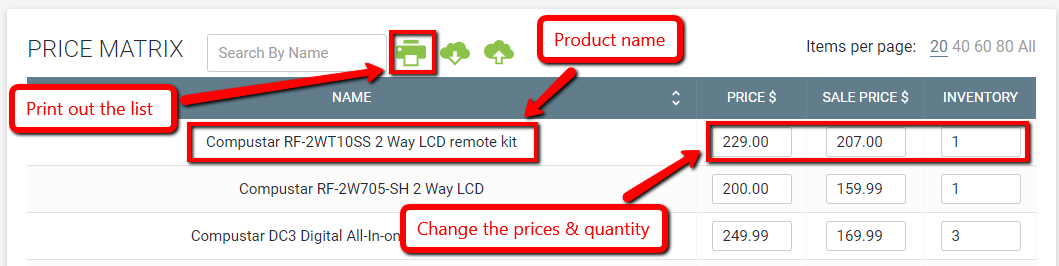 Price Matrix JuiceBox | Xi Digital | Custom E-Commerce Websites Toronto