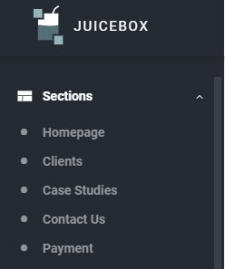 Manage website sections with JuiceBox CMS | Xi Digital